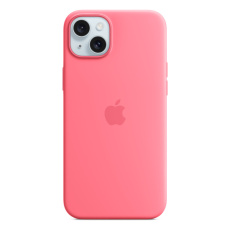 Apple silikonový kryt s MagSafe na iPhone 15 Plus růžový