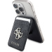 Guess 4G Metal Logo MagSafe Cardslot peněženka se stojanem černá