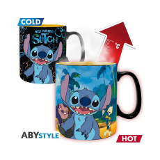 Hrnek Lilo & Stitch - My Name Stitch 460 ml (měnící se motiv)