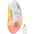 SteelSeries Aerox 3 WL Gen 2 bezdrátová herní myš bílá