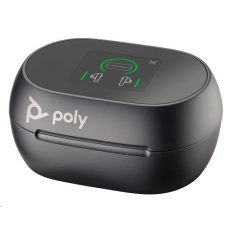 Poly Voyager Free 60+ bluetooth headset, BT700 USB-A adaptér, dotykové nabíjecí pouzdro, černá