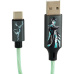 Lazerbuilt svítící nabíjecí kabel USB-C Harry Potter - Patronus 1,2 m