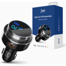 3mk Hyper Car FM Transmitter nabíječka do auta 30W