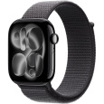 Apple Watch 49/46/45/44mm tmavě šedý provlékací sportovní řemínek