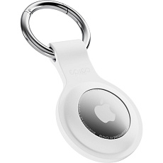 Epico silikonové pouzdro s plnou zadní stranou pro AirTag bílé Epico silikonové pouzdro s plnou zadní stranou pro AirTag bílé