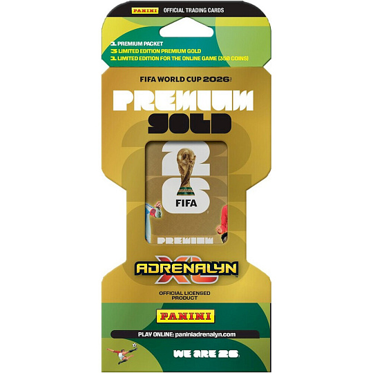 Panini FIFA World Cup 2026 Adrenalyn - Gold Packet Panini FIFA World Cup 2026 Adrenalyn - Gold Packet