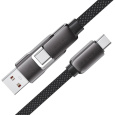 Acefast USB-A/USB-C to USB-C nabíjecí datový kabel, 1,2m