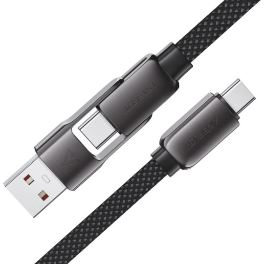 Acefast USB-A/USB-C to USB-C nabíjecí datový kabel, 1,2m