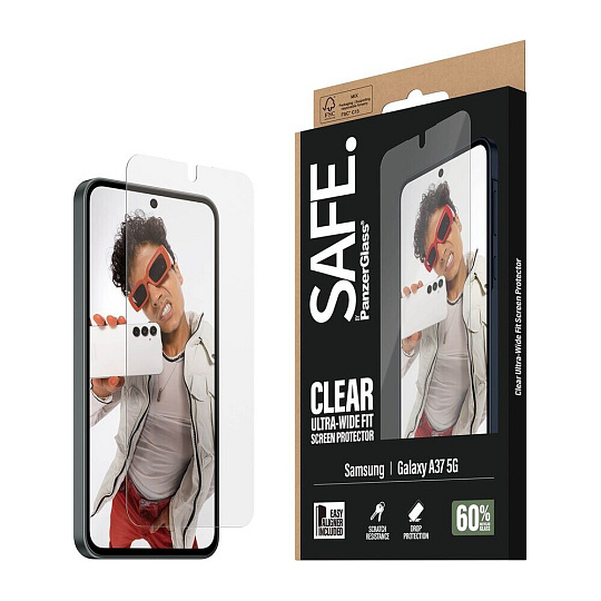 PanzerGlass® SAFE sklo s instalačním rámečkem Samsung Galaxy A37