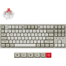 Keychron C1 Pro 8K Keychron Super Red herní klávesnice (US) retro