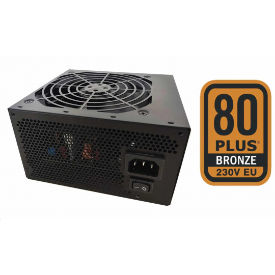 Fortron zdroj 550W FSP550-51AAC 80PLUS BRONZE 230V EU, bulk, černá