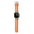 Epico Rubber Pro řemínek s nerezovým zapínáním pro Apple Watch 49/46/45/44/42mm oranžový