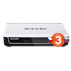 Tenda S16 16-Port Fast Ethernet Switch, 10/100 Mb/s, Desktop