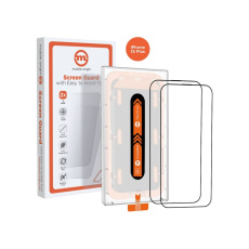 Mobile Origin Orange Screen Guard 2 Pack 2,5D ochranné sklo s aplikátorem iPhone 15 Plus