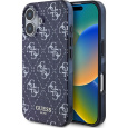 Guess IML Denim Effect MagSafe kryt pro iPhone 16 tmavě modrý