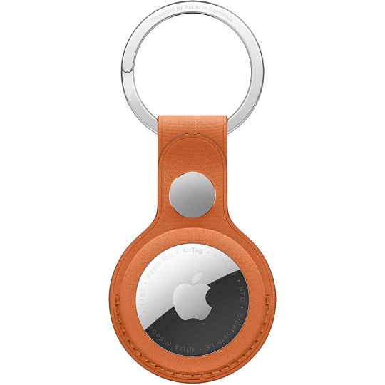 Apple FineWoven klíčenka na AirTag liškově oranžová