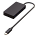 WG - HUB Type-C na 4x USB-A, USB 3.0, 5Gbps, černá