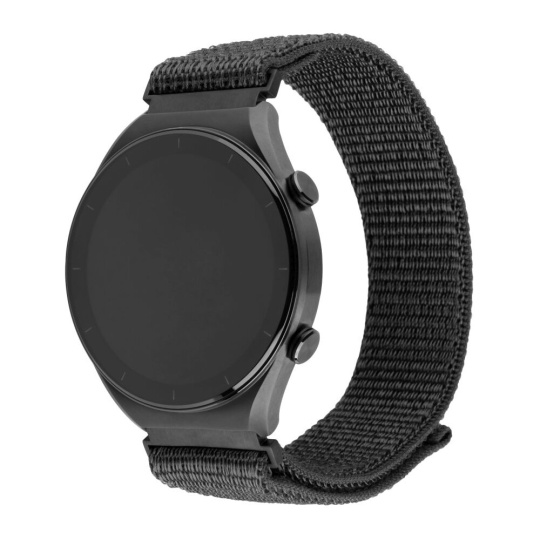 FIXED Nylon Sporty Strap řemínek s Quick Release (22mm) tmavě šedý