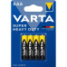 Varta SuperLife LR03 zinko-uhlíková baterie AAA (4 ks)