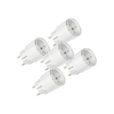 Shelly Plug S MTR Gen3 12A sada 5 chytrých zásuvek bílá