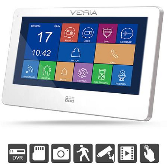 Veria LCD monitor videotelefonu  7077B bílý