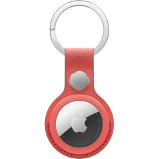 Apple FineWoven klíčenka na AirTag korálově červená