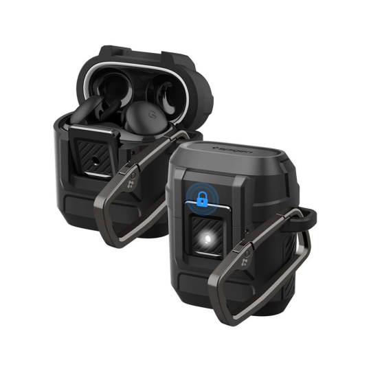 Spigen Lock Fit odolné pouzdro Google Pixel Buds 2a matně černé