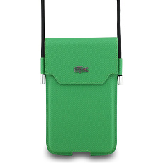 Lacoste PVC Iconic Petit Pique Metal Logo kapsa na telefon XL zelená