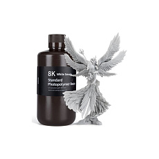 ELEGOO 8K Standard Resin 1 kg kouřově bílá