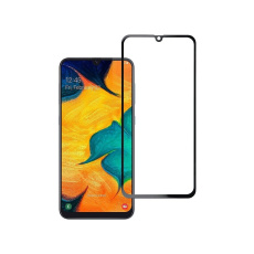 Smarty 5D Blue Star tvrzené sklo Samsung Galaxy A50 černé