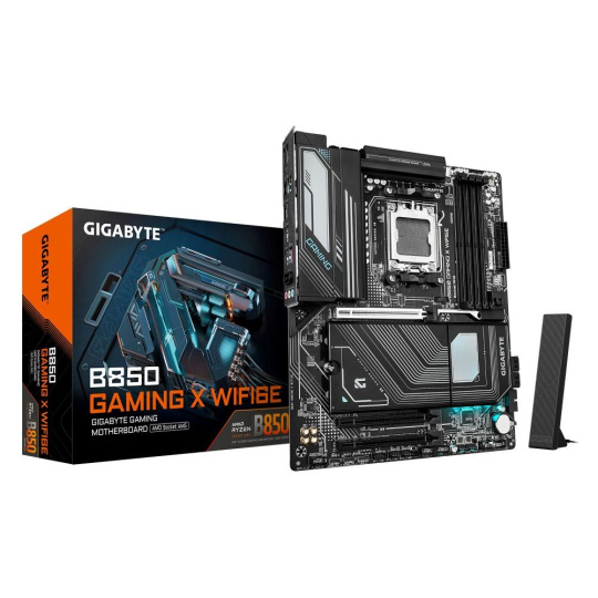 GIGABYTE MB Sc AM5 B850 GAMING X WIFI6E, AMD B850, 4xDDR5, 1xDP, 1xHDMI, WiFi, ATX