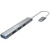 Marvo UH008 USB-C HUB 5v1 (4x USB-A, 1x USB-C) šedý