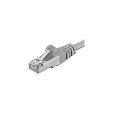 PremiumCord Patch CAT6a S-FTP AWG 26/7 šedý 0,5m