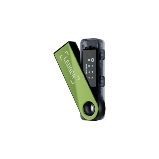 Ledger Nano S Plus krypto peněženka (Android/MacOS/Windows/Linux) Oxidate Green