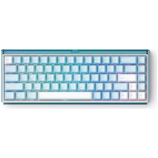 Akko RAY68 HE Akko AstroAim bezdrátová herní klávesnice (US) modrobílá