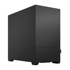 FRACTAL DESIGN skříň Pop Mini Silent Black Solid, 2x USB 3.0, bez zdroje, mATX