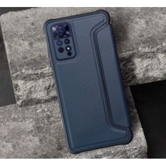 pouzdro razor book pro xiaomi redmi note 11 pro 4g/5g modre