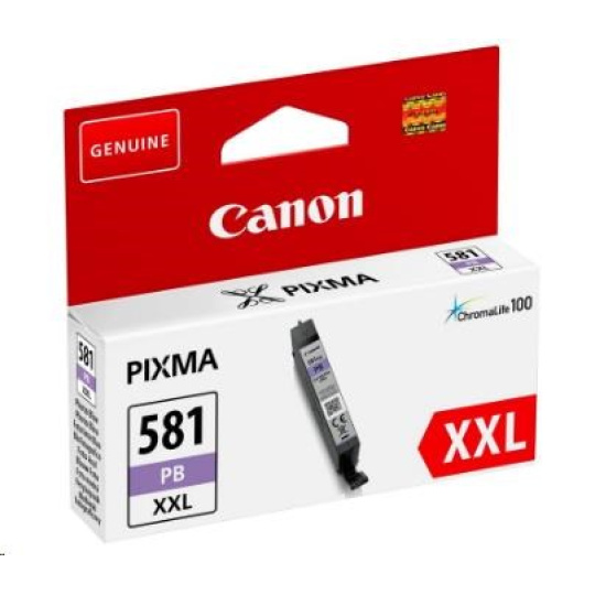 Canon CARTRIDGE CLI-581XL PB foto modrá pro PIXMA TS515x,TS615x, TS815x, TS915x, TR8550