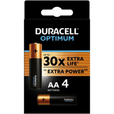 Duracell Optimum AA alkalická baterie 1500 4 ks