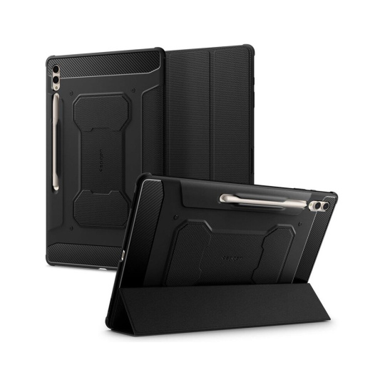 Spigen Rugged Armor Pro kryt Samsung Galaxy Tab S10/S9/S8 Ultra černý