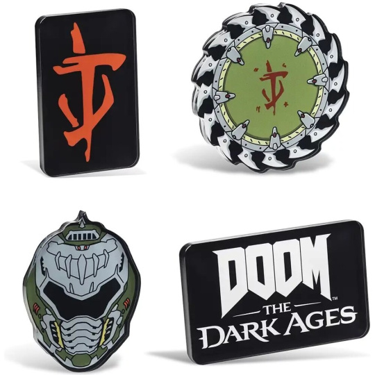 Set magnetek DOOM: The Dark Ages - Icons (4 ks)