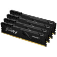 KINGSTON DIMM DDR4 32GB (Kit of 4) 3600MT/s CL17 FURY Beast Černá