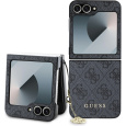 Guess 4G Charm kryt Samsung Galaxy Z Flip 6 šedý