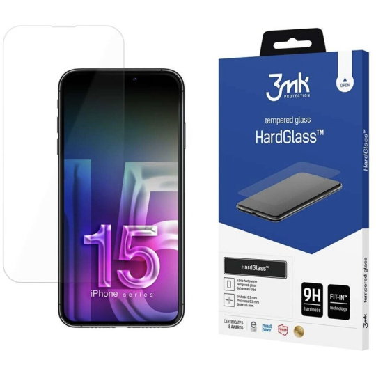 3mk HardGlass tvrzené sklo Apple iPhone 15 Pro Max