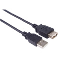 PremiumCord USB-A/USB-A prodlužovací kabel 2m černý