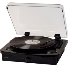 Denver VPL-230 gramofon s reproduktory a Bluetooth černý