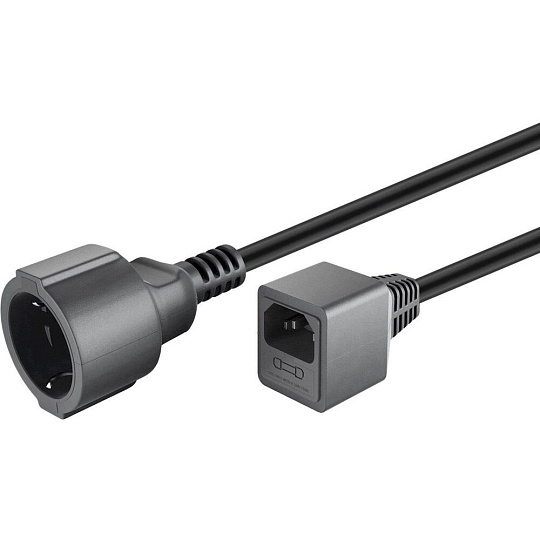 PremiumCord Prodlužovací přívod 230V s EURO konektorem C14 (IEC connection) , 1,5m