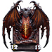 Soška HEX Collectibles Blizzard: Hearthstone - Deathwing 3D Art Frame