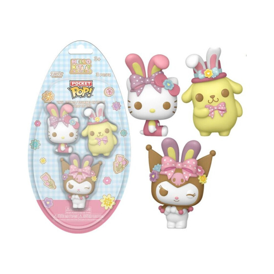Funko Pocket POP! Egg: Hello Kitty & Friends - Easter Bunny Ears 3 Pack (3 figurky)