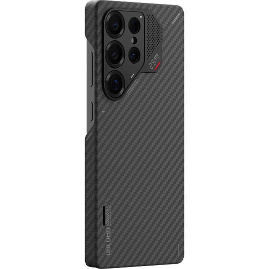 Aulumu S25 Aramid Fiber MagSafe kryt Samsung S25 Ultra Black Aulumu S25 Aramid Fiber MagSafe kryt Samsung S25 Ultra Black